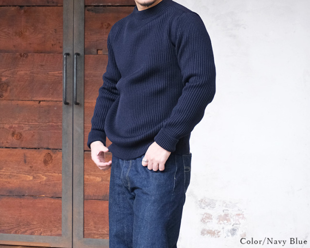 ANDERSEN-ANDERSEN アンデルセンアンデルセン THE NAVY CREWNECK ザ