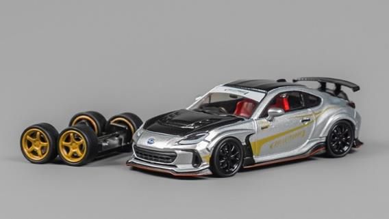 CM・MODEL(CMモデル) 1/64 Subaru BRZ Varis ARISING-1 シルバー ガリバー