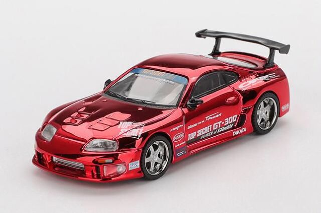 MINI GT 1/64 (ダイキャスト製) Toyota スープラ (A80) GT-300 Top