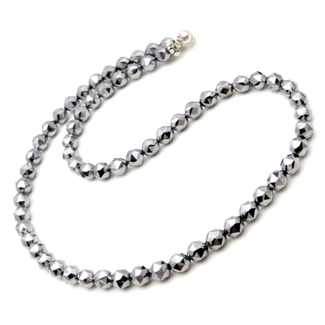 テラヘルツ鉱石 ネックレス 6mm スターカット メンズ レディース