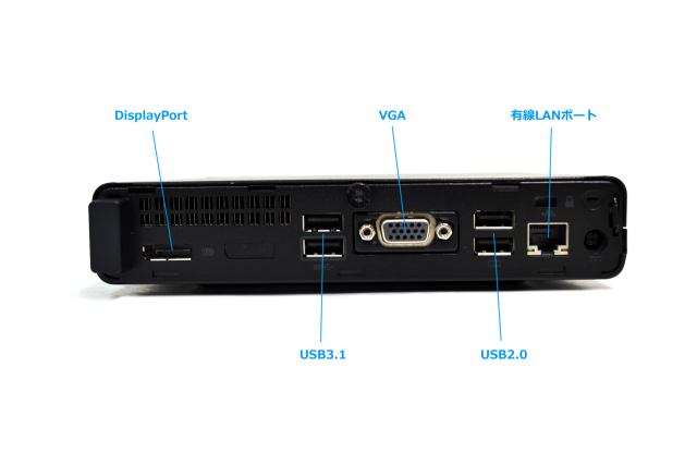 ミニPC Windows11 HP ProDesk 400 G4 DM 4コア Core i3 8100T m
