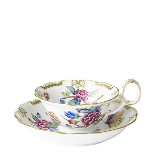 ヴィクトリア女王生誕200周年記念復刻作品] アニバーサリーカップ&ソーサー