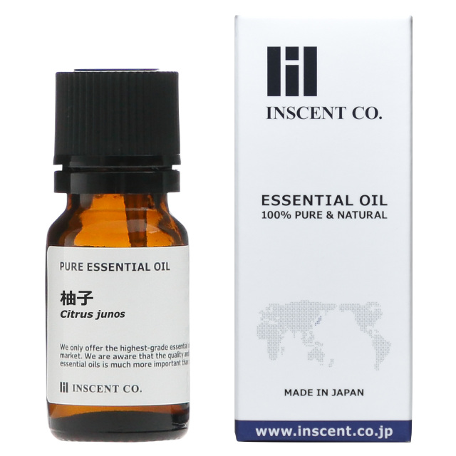 柚子(ゆず) 10ml (高知県/四万十産) インセント エッセンシャルオイル 精油