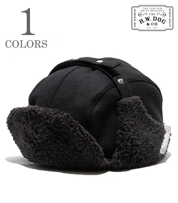 THE H.W.DOG&CO. ウールメルトン|フライトキャップ『LIGHT MELTON