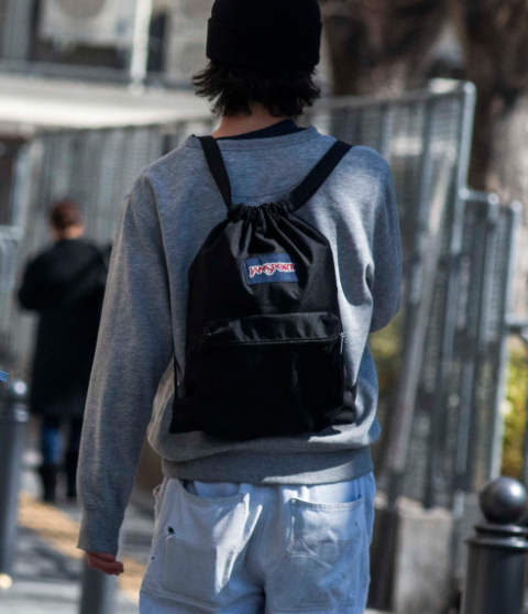 DRAW SACK - BLACK (黒) |【公式通販】JANSPORT（ジャンスポーツ)日本