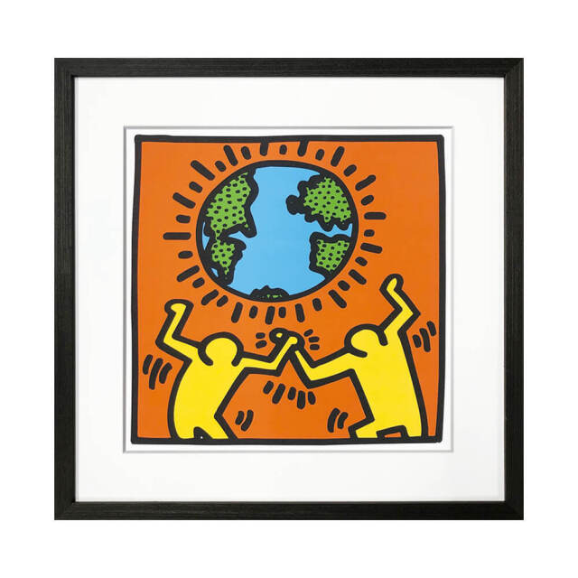 Keith Haring（キース へリング） Untitled (world) アートポスター