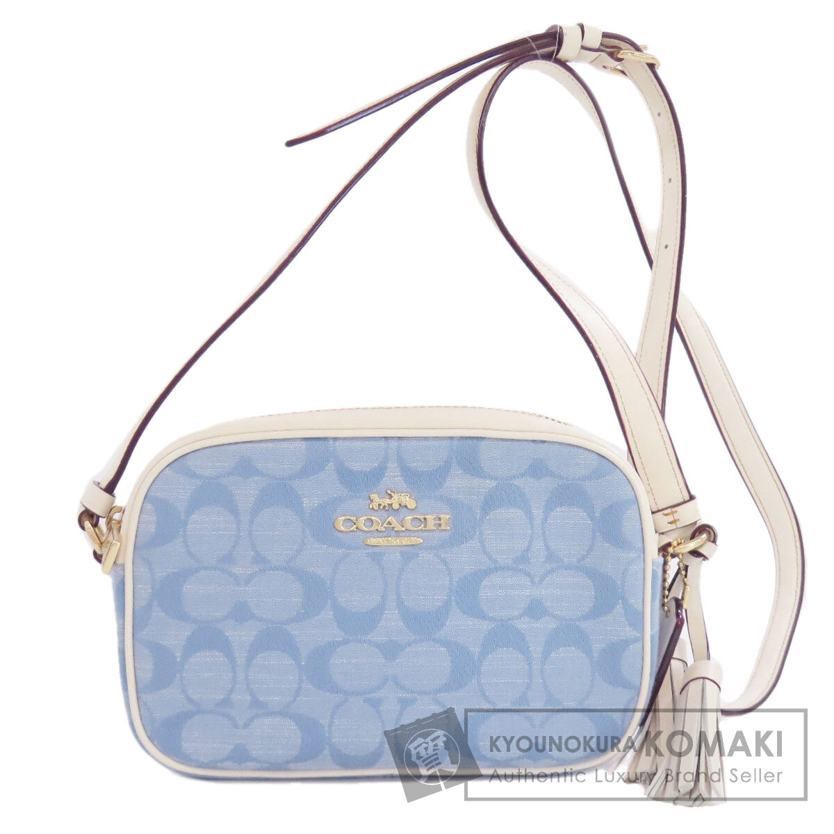 COACH コーチ CA732 シグネチャー ショルダーバッグ キャンバス