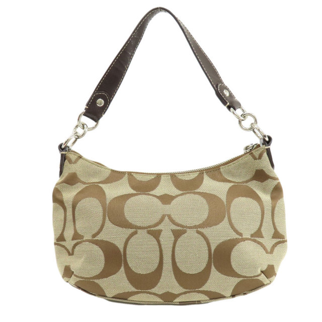 COACH コーチ F19218 シグネチャー ワンショルダー 2WAY ハンドバッグ