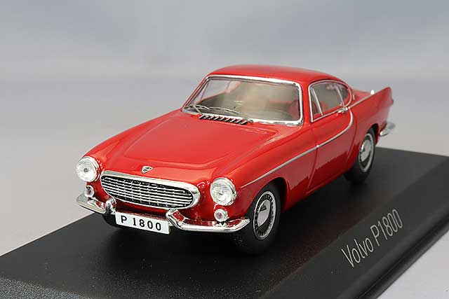マキシチャンプス 1/43 ボルボ P1800S クーペ 1969 ダークレッド