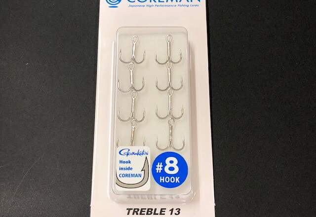 コアマン がまかつ トレブル13 【シーバスルアー専門店 キング