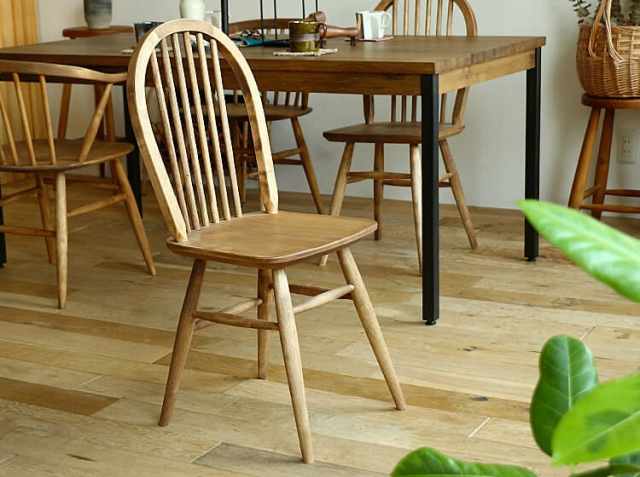 ロイズアンティークス購入 木製スラットバック椅子 2脚セット ロイズ