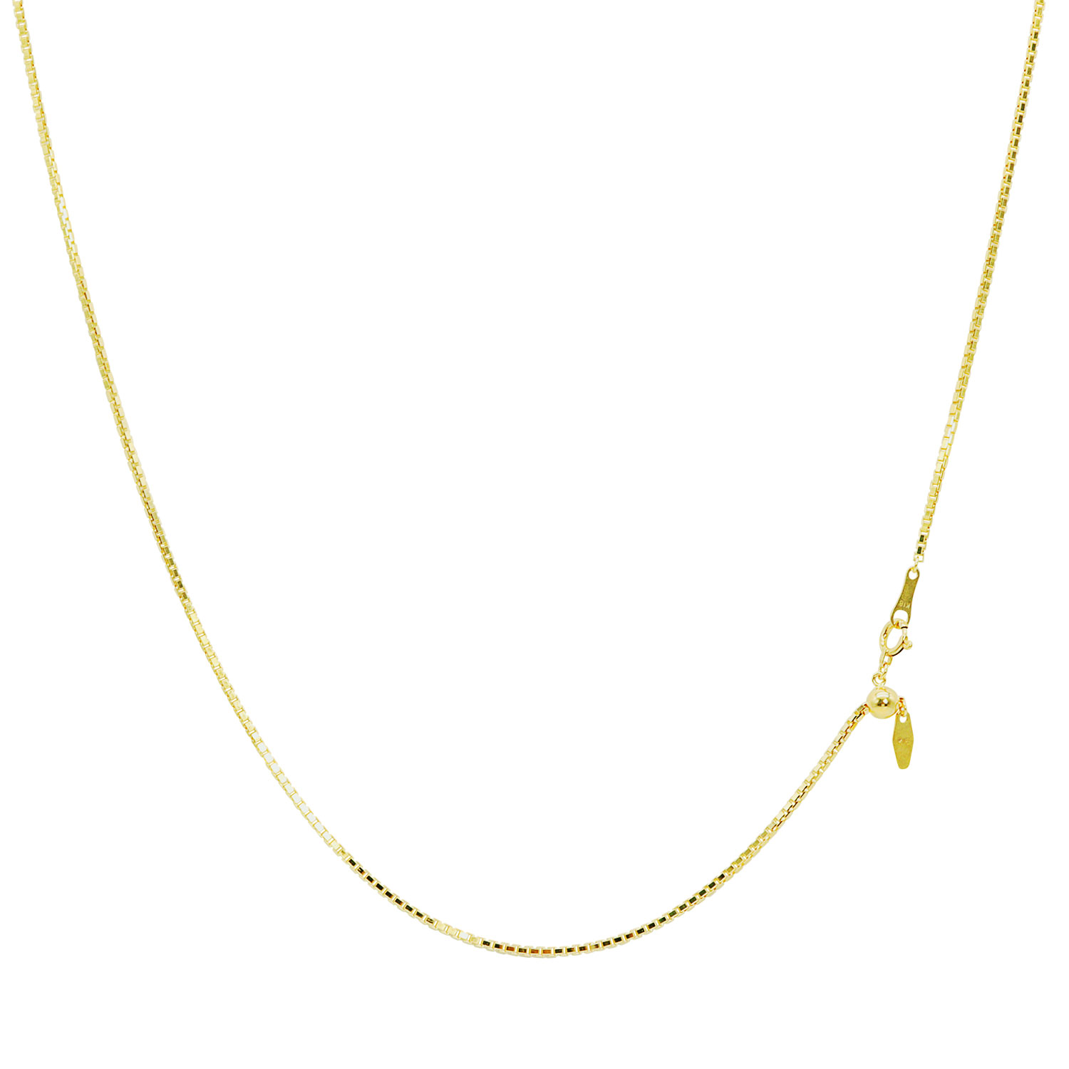 ネックレス チェーン ベネチアン 幅 約 0.5mm ゴールド 18金 K18 長さ