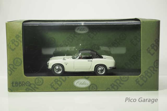 EBBRO】1/43 ホンダ S800（ホワイト） 1966