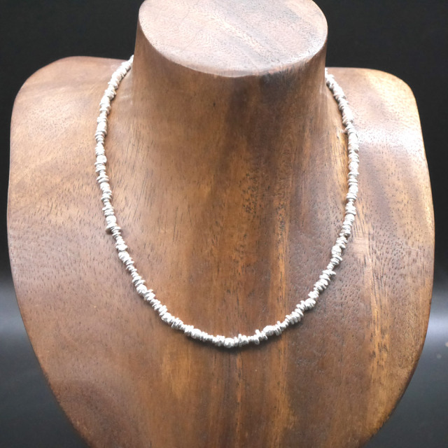 RYOKU シルバービーズネックレス silver beads necklace
