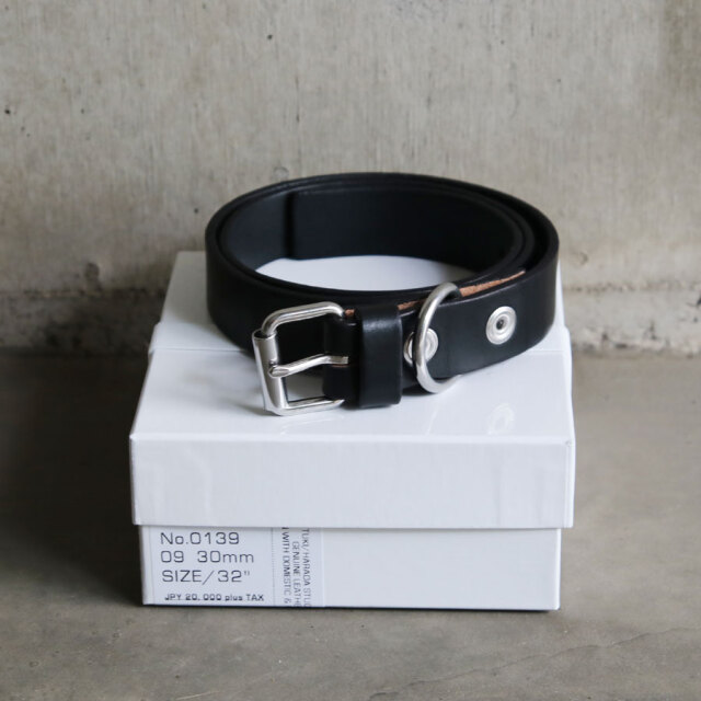 TUKI (ツキ) 0139 [Doggie Belt (30mm)] レザーベルト (BLACK) /年齢