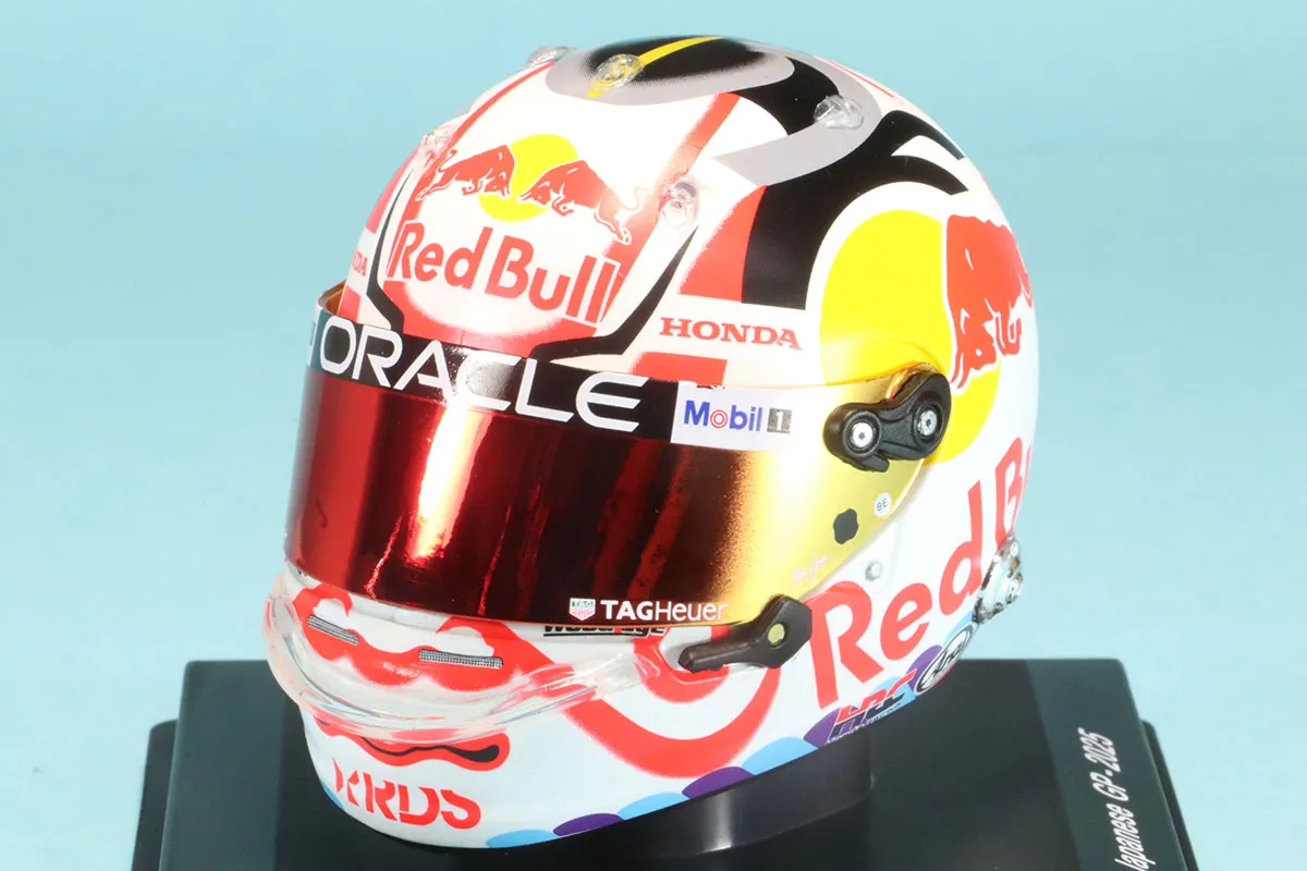 スパーク 1/5 ヘルメット オラクル レッドブル 角田 裕毅 2025 日本GP