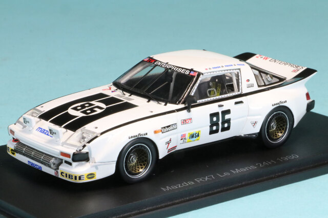 スパーク 1/43 マツダ RX-7 ルマン 1980 No.86 S9470 ミニカーショップ