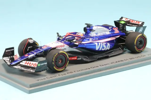 スパーク 1/43 ビザ キャッシュ RB VCARB 01 ラスベガスGP 2024 角田裕