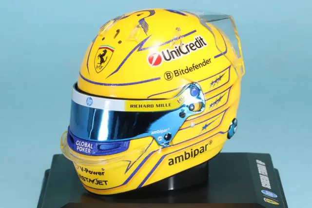 スパーク/ルックスマート 1/5 ヘルメット L.ハミルトン モナコGP 2025