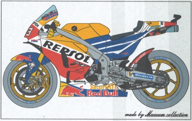 ミュージアムコレクション 1/12 ホンダ RC213V 2017 追加デカール
