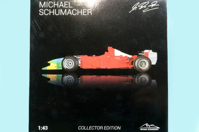 シューマッハショップ特注イクソ 1/43 フェラーリ F2004 日本GP 2004