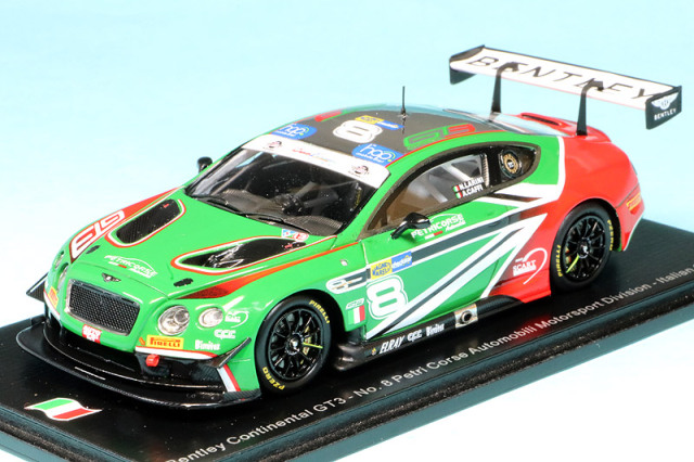 スパーク 1/43 ベントレー コンチネンタル GT3 イタリア GT 2018 No.8