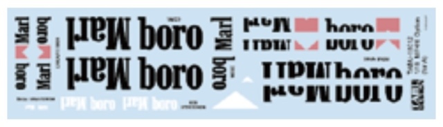 タブデザイン 1/18 マクラーレン MP4/6 マルボロ タバコデカール