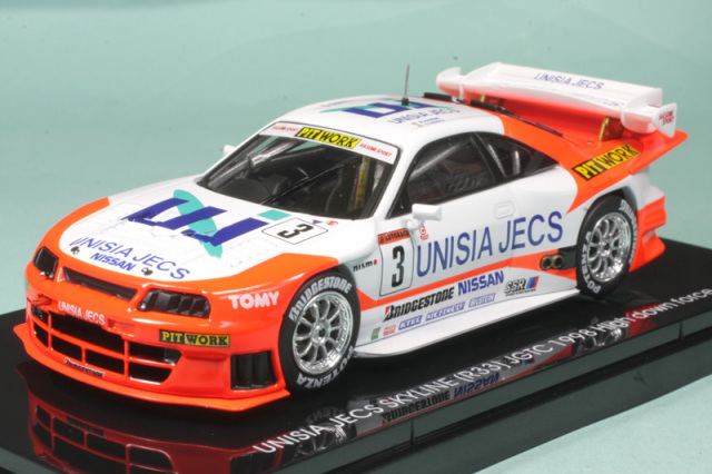 エブロ 1/43 ユニシア ジェックス スカイライン JGTC 1998 No.3 ハイ