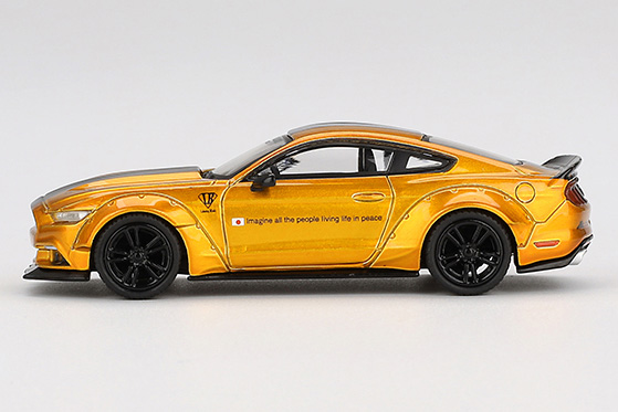 MINI GT 1/64 LB☆WORKS フォード マスタング LBゴールド(左ハンドル