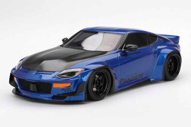 Top Speed 1/18 Pandem Nissan Z(RZ34) セイランブルー - サンリッチ