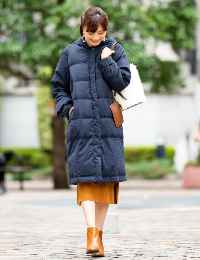 ママパパ兼用 ロング 中綿コート 抱っこダッカー付き | スウィート