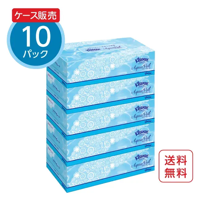 公式】ティッシュペーパー 保湿 180組(360枚) 20箱 クリネックス