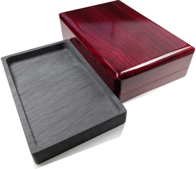 書道用品 硯 歙州硯 長方八吋 HJ48｜書道用品通販の半紙屋e-shop