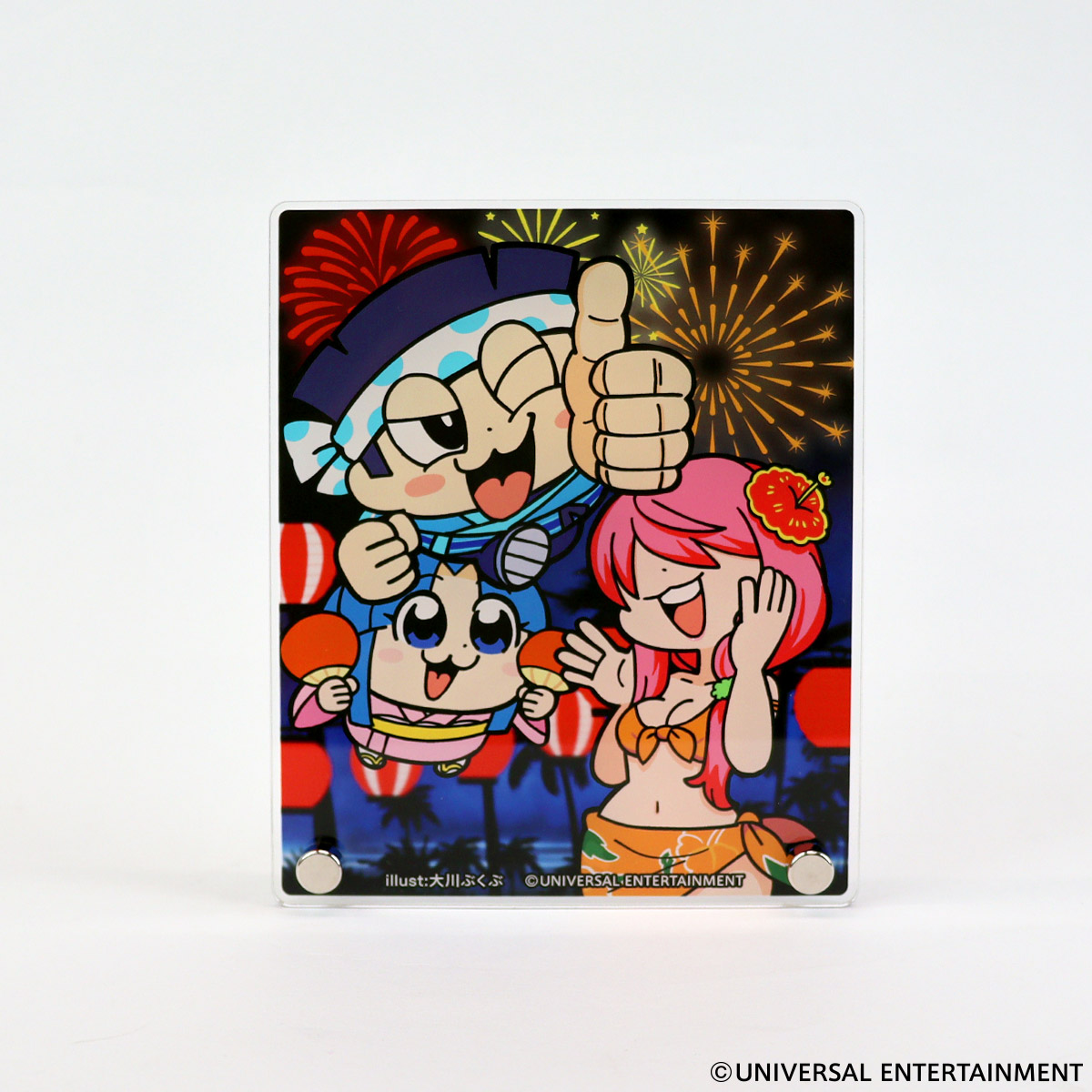 大川ぶくぶ×UNI-MARKET【アクリルアートパネル】ドンちゃん・葉月