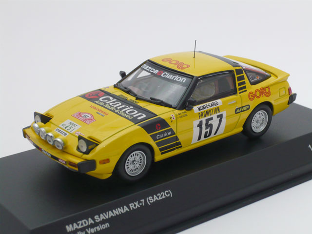 京商 1/43 マツダ サバンナ RX-7 SA22C ラリーバージョン No.157