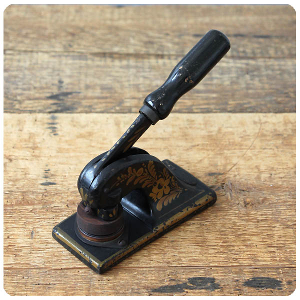 イギリス アンティーク ホーロー キャセロール/蓋付き琺瑯パン