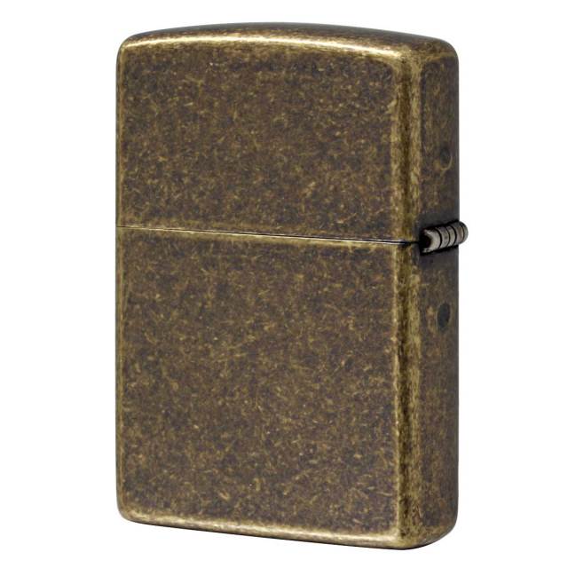 Zippo ジッポー 無地 アンティークフィニッシュ ブラス Antique Brass