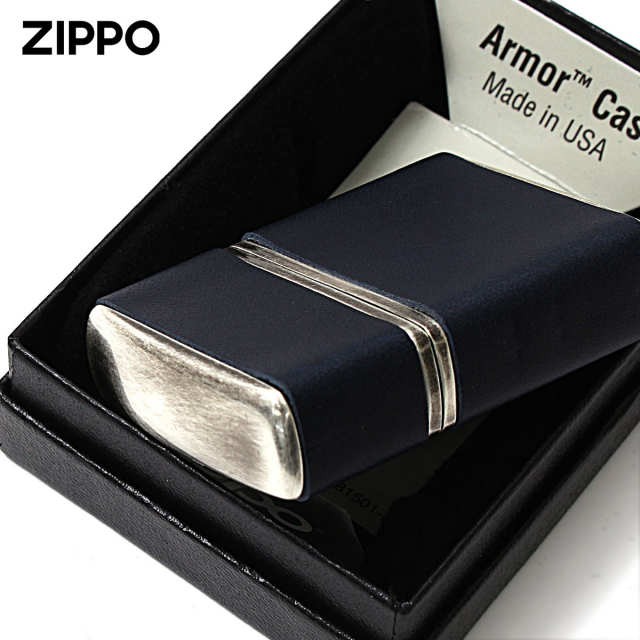 Zippo ジッポー アーマー 革巻き 牛革 ジッポ ロゴ クラッシック