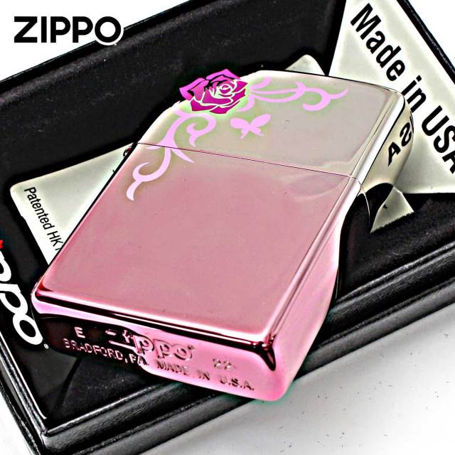 Zippo ジッポー 薔薇 ローズ Rose ミステリアス ピンク Mysterious