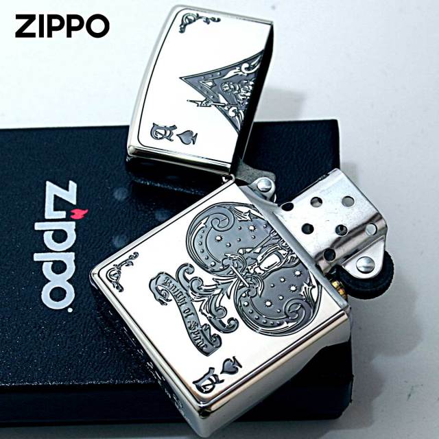 Zippo ジッポー デビル トランプ スペード シルバー Devil Trump