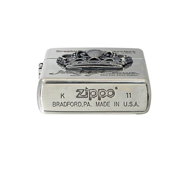 絶版/ヴィンテージ Zippo ジッポー 中古 2011年製造Mighty Crown 王冠
