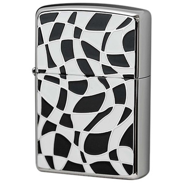 Zippo ジッポー ポップ アート 幾何学模様 POP ART PPA-BWA メール便可