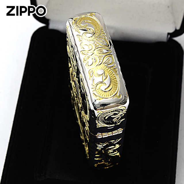 Zippo ジッポー アーマー アラベスク 唐草 コーナーリューター加工