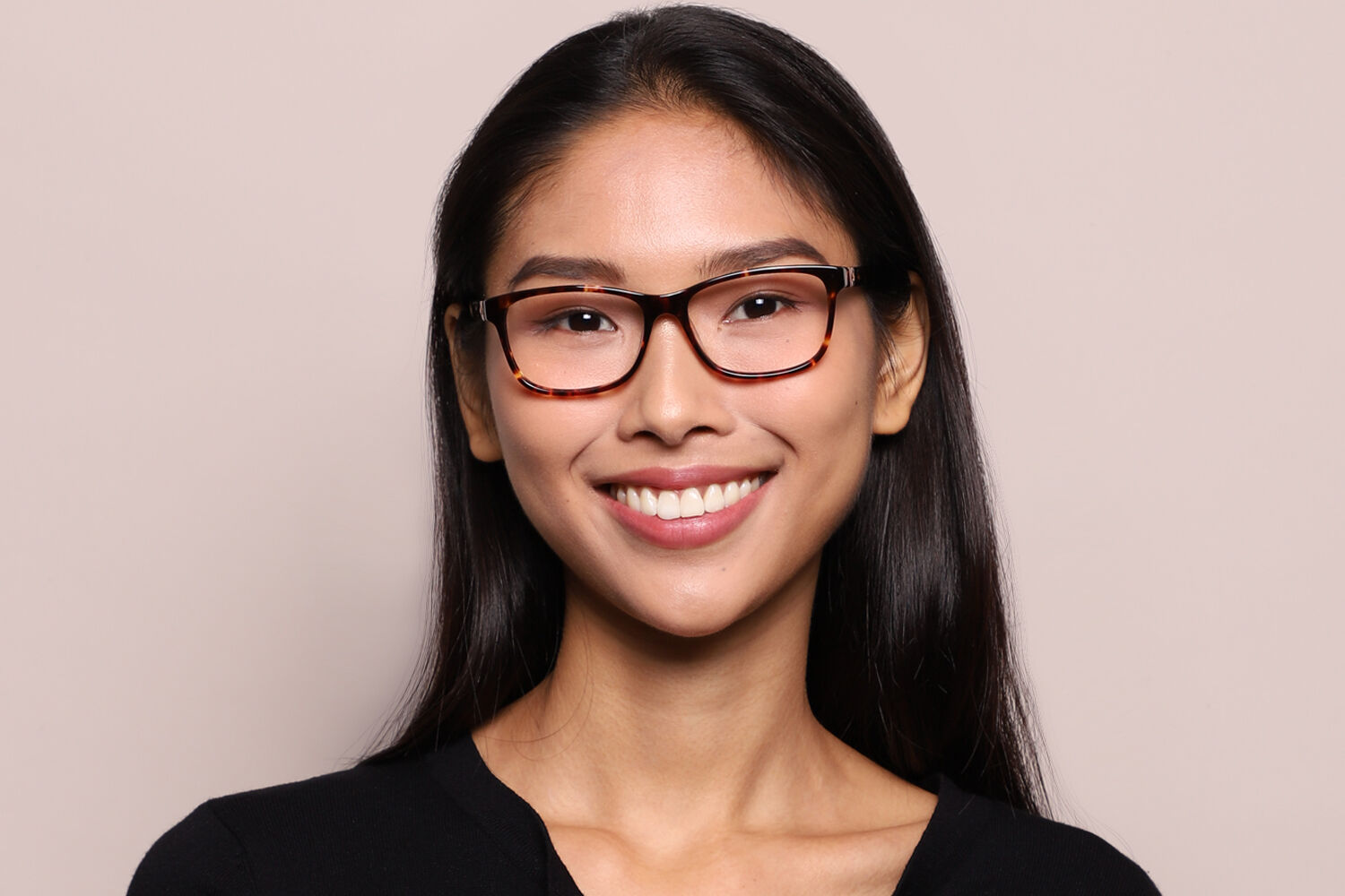 Kate Spade Calley 1NR Dark Beige Tortoise Eyeglasses