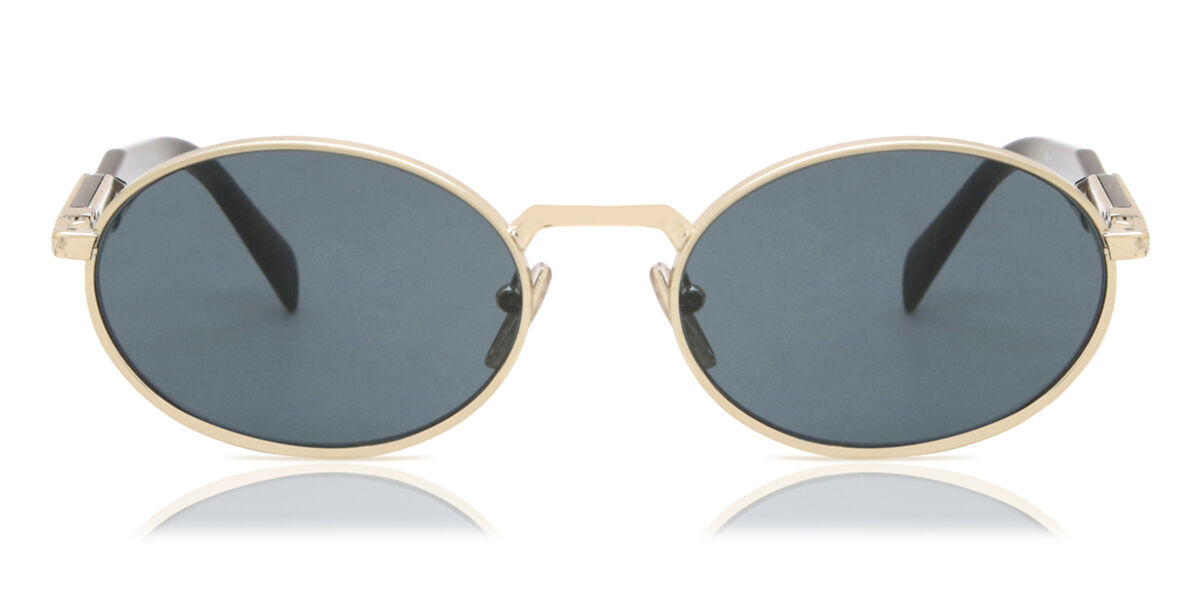 Prada PR 65ZS ZVN09T オーバル Pale Gold サングラス