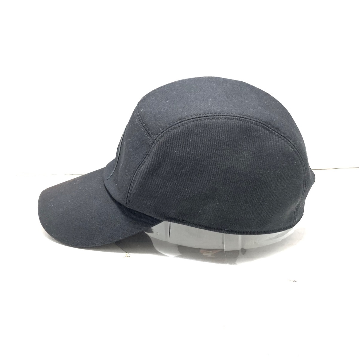 HERMES(エルメス) キャップ 59 - 黒 馬 コットン（18199445）中古