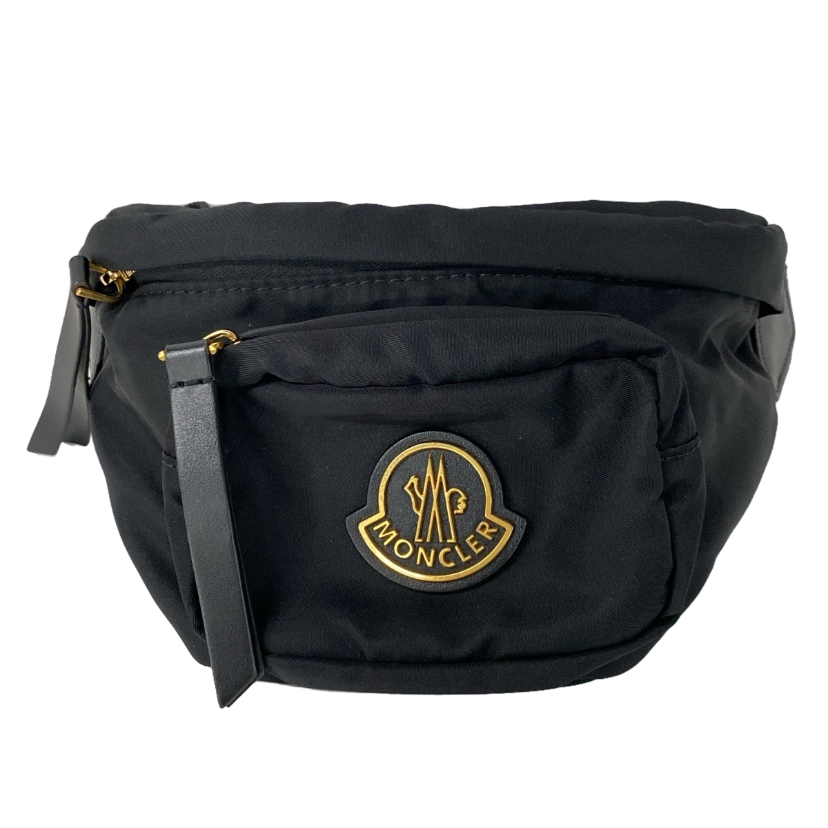 モンクレール/ウエストポーチ/FELICIE/フェリシー/黒×ゴールド