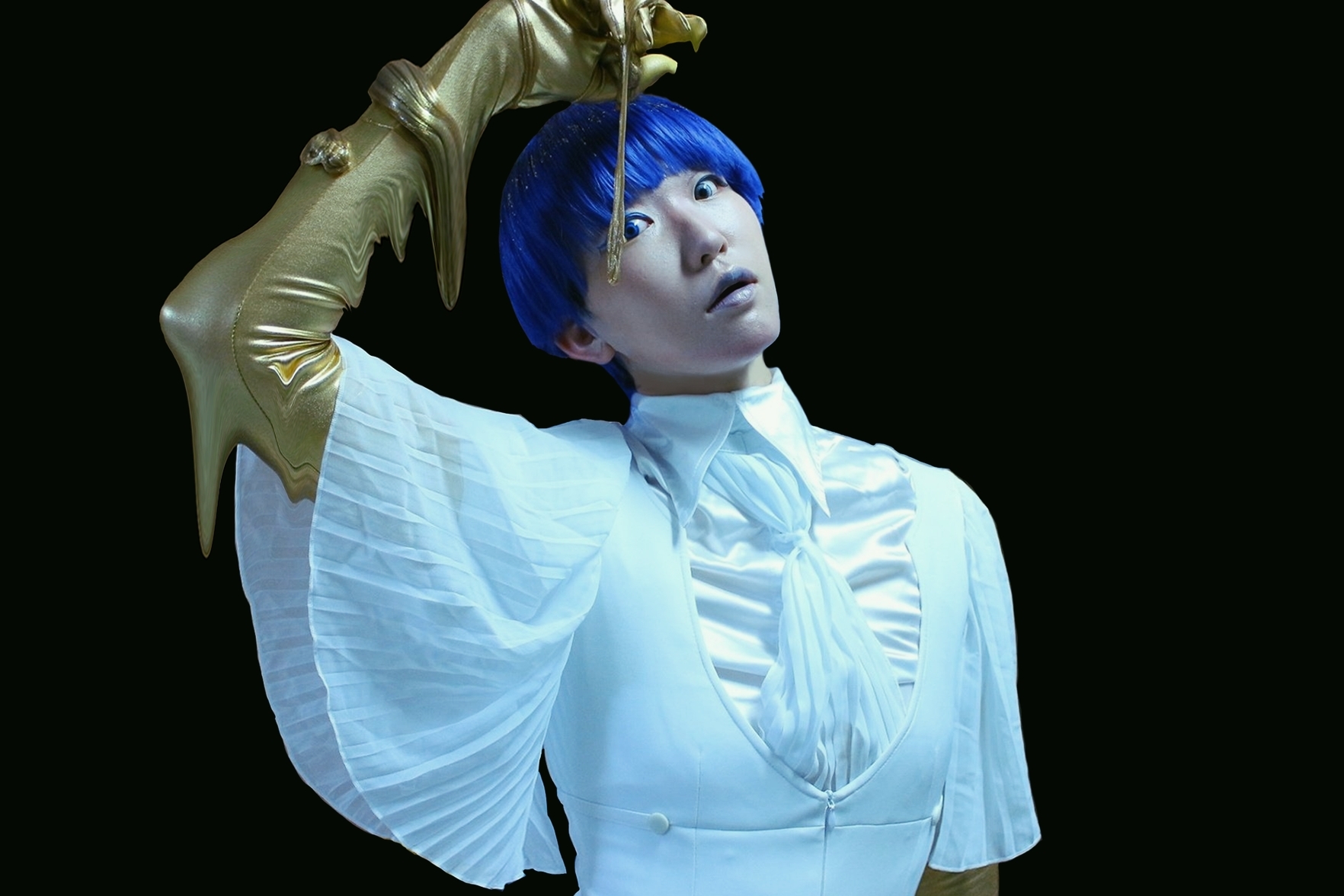 宝石の国 フォスフォフィライト(月衣装(頭部ラピス)) - コスプレ