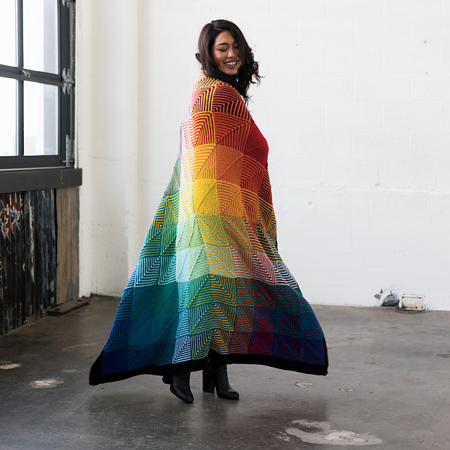 Ravelry: Hue Shift Afghan pattern by Kerin Dimeler-Laurence