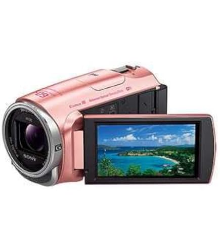Amazon.co.jp: SONY HDビデオカメラ Handycam HDR-CX670 ピンク 光学30